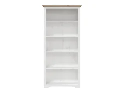 Hydesville Librería BODO 5 estantes madera maciza pino marrón 82x40x173 cm