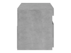 Ilion Mueble de TV con luces LED gris hormigón 75x35x40 cm