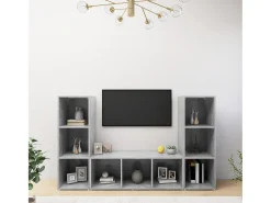 Jacques-Paul | Gabinete de TV | 3 pcs 37 x 35 x 107.5 cm