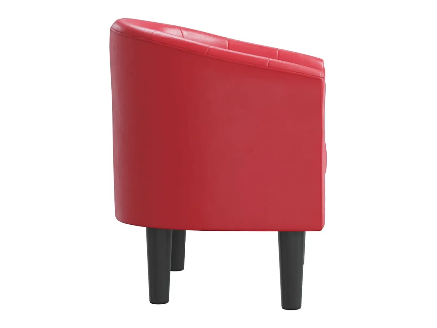 Jalkar Sillón cuero sintético rojo