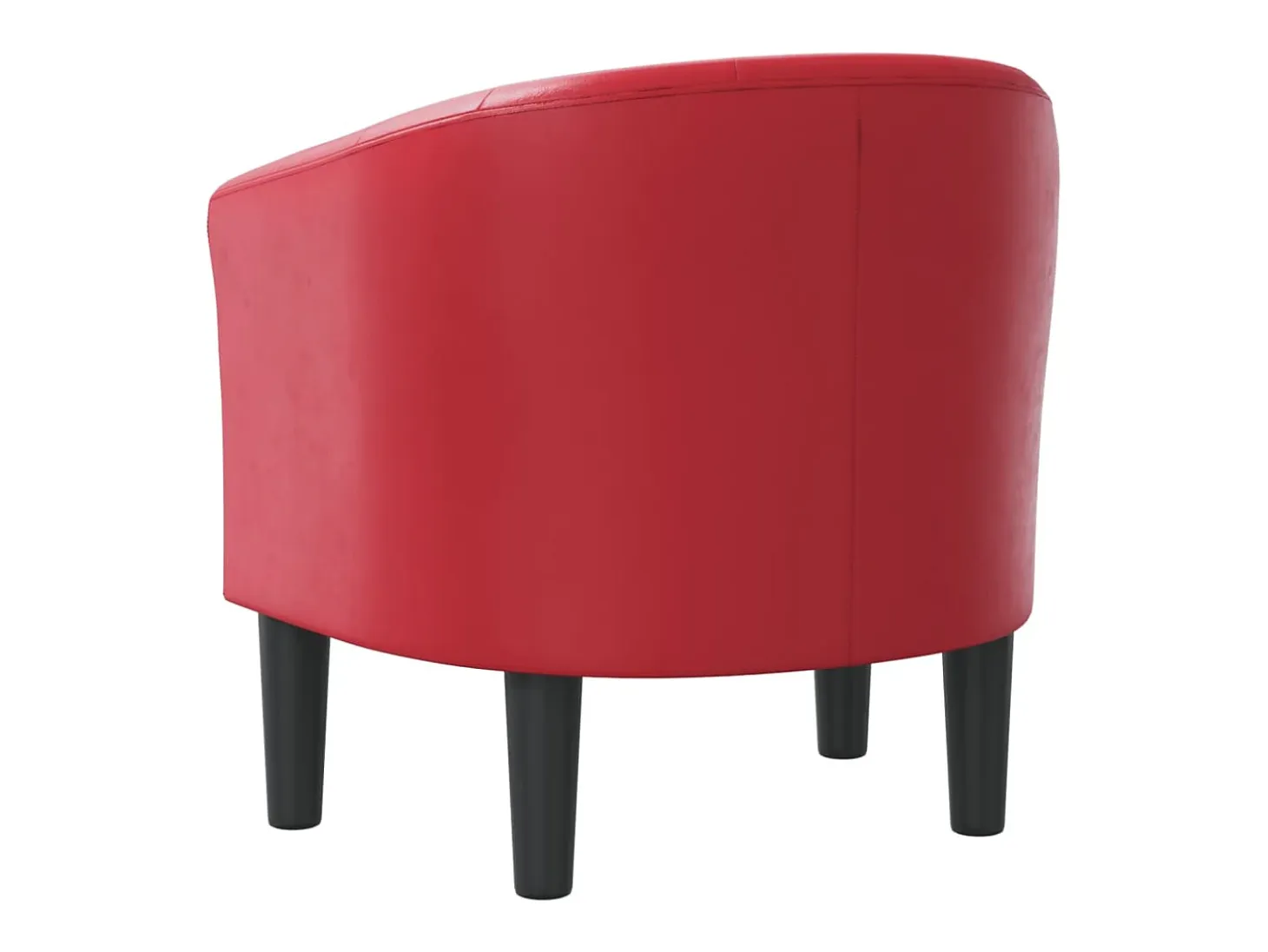 Jalkar Sillón cuero sintético rojo