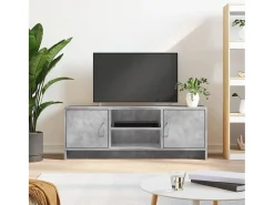 Jonah Mueble de TV madera de ingeniería gris hormigón 102x30x37,5 cm