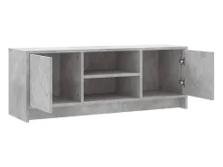 Jonah Mueble de TV madera de ingeniería gris hormigón 102x30x37,5 cm