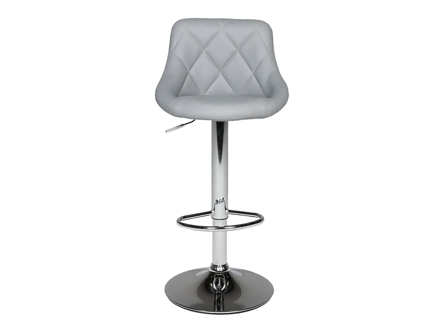 Juego de 2 taburetes de bar grises JASPER