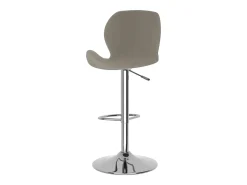 Juego de 2 taburetes de bar de terciopelo gris claro