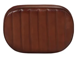 Juego de 2 taburetes de bar marrón oscuro 41x29x62 cm
