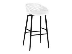 Juego de 2 Taburetes de cocina blanco ES30409