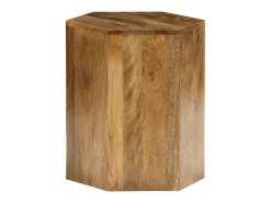 Juego de mesa de centro de 3 piezas Madera maciza de mango