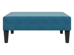Juego de sofás 2 piezas terciopelo azul