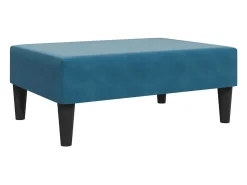 Juego de sofás 2 piezas terciopelo azul