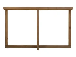 Kit Recibidor De Madera Y Cristal Marron