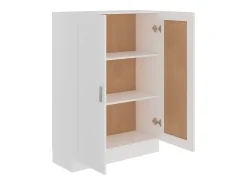 Krimpen aan den IJssel Armario de libros madera contrachapada blanco 82,5x30,5x115 cm
