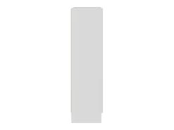 Krimpen aan den IJssel Armario de libros madera contrachapada blanco 82,5x30,5x115 cm