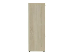 Lacey Estantería madera contrachapada color roble Sonoma 90x30x90 cm