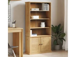 Larindor Librería VIGO madera maciza de pino 85x35x170 cm