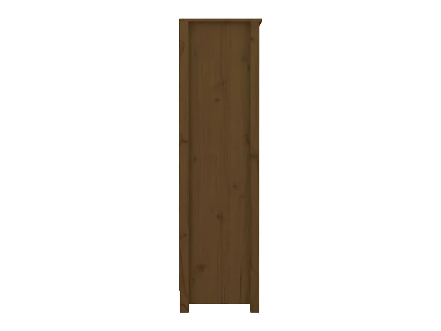 Laurens Estantería madera maciza de pino marrón miel 80x35x126 cm
