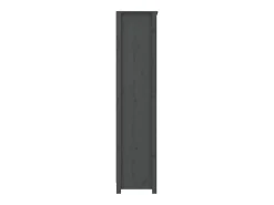 Laurens Estantería madera maciza de pino gris 80x35x154 cm