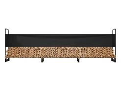 Leñero para Exteriores de 3,8 M con Tapa SucceBuy, 384 x 36 x 117 Cm (Leñero para Exteriores con Tapa)