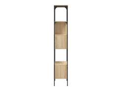 Librería 5 estantes madera de ingeniería roble 76x33x188,5 cm