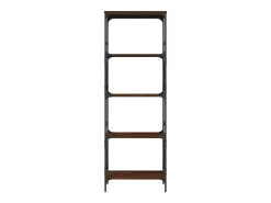 Librería 5 estantes madera ingeniería roble marrón 59x35x171cm