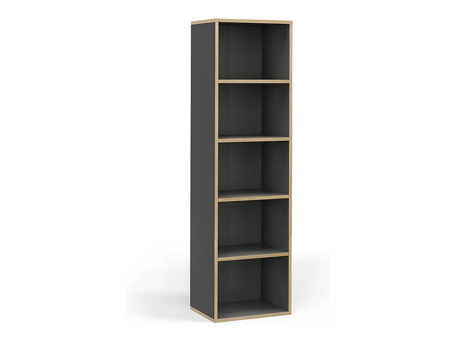 Librería antracita 40x30x140 tetrix