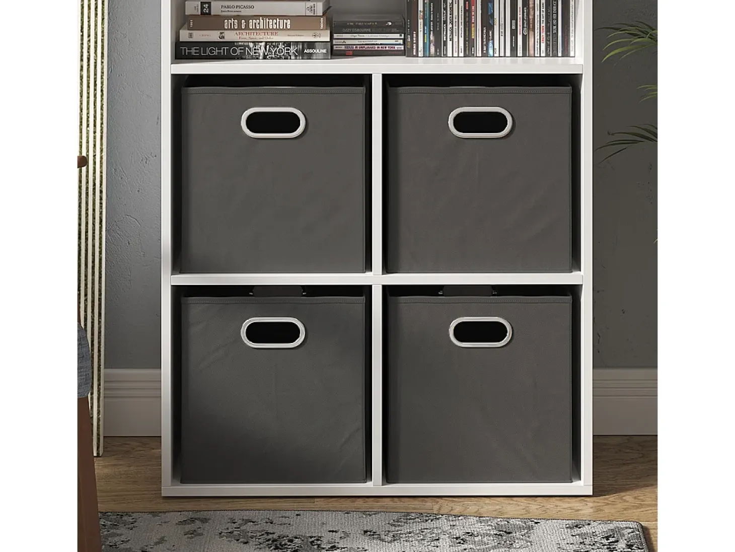 Librería blanco 72x30.6x90.2