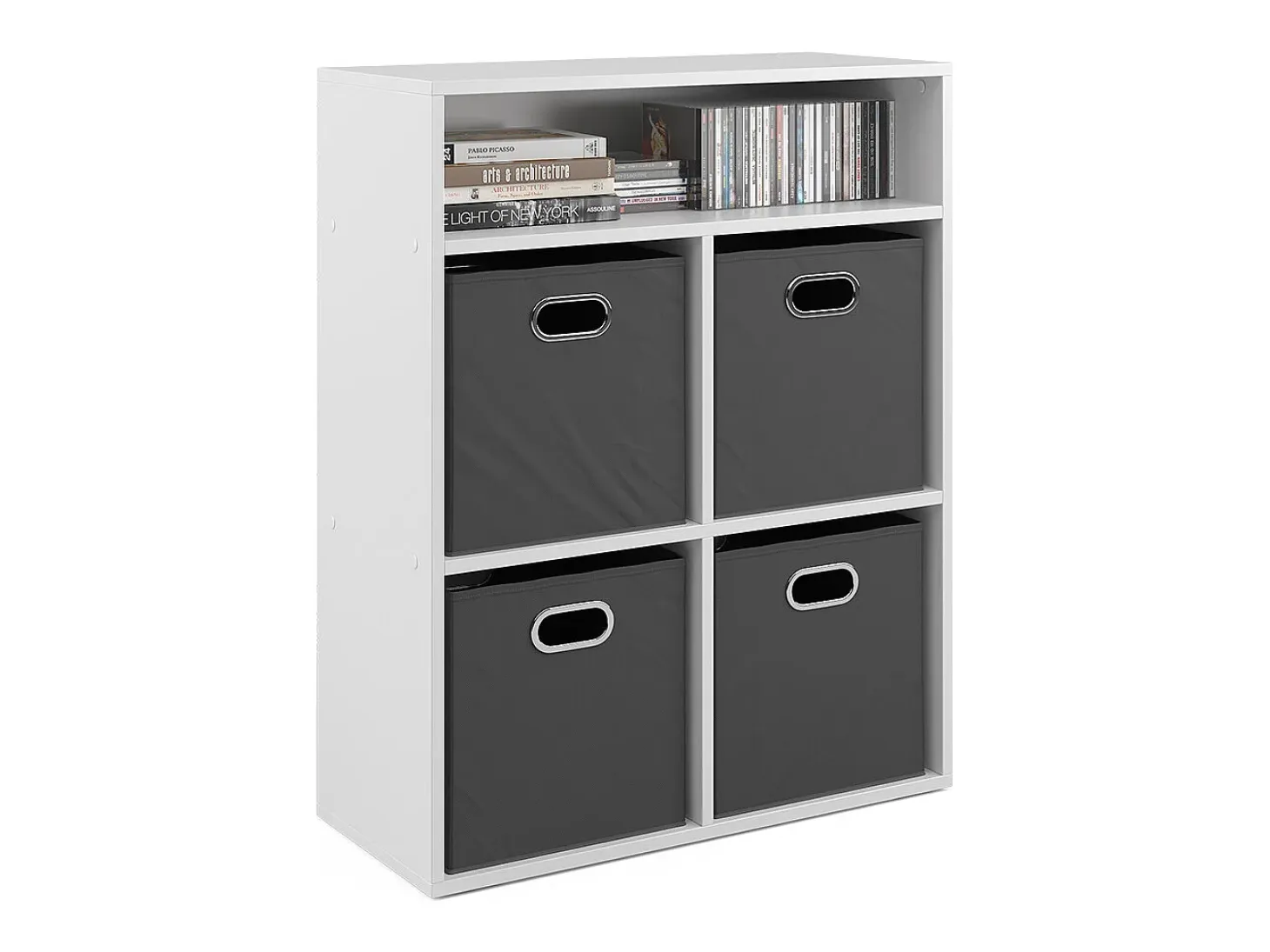 Librería blanco 72x30.6x90.2