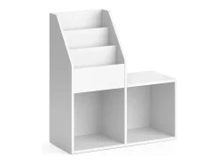 Librería blanco 72x30.9x79 luigi