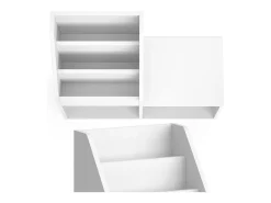 Librería blanco 72x30.9x79 luigi
