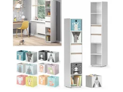 Librería blanco 36.2x29.9x171 robert