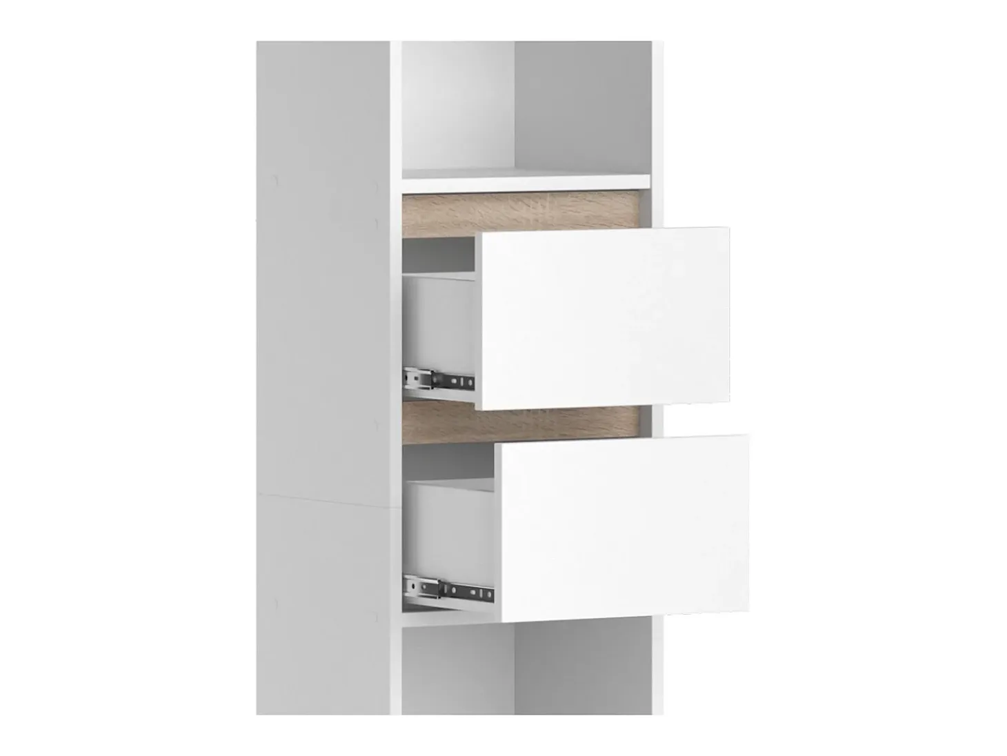 Librería blanco 36.2x29.9x171 robert