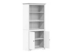 Librería BODO madera maciza de pino blanco 80x40x172 cm