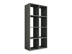 Librería con 8 compartimentos – color: aloe verde – 147 × 74 × 30 cm, vertical u horizontal