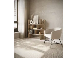 Librería con estantes abiertos – 120 cm – Efecto roble – CONTLE