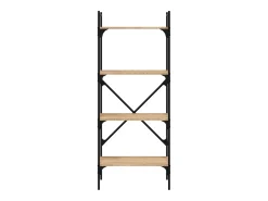 Librería de 4 estantes madera roble Sonoma 56x31,5x138,5 cm