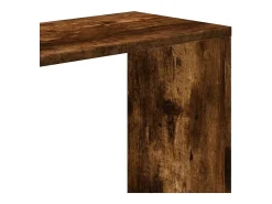 Librería de 5 niveles madera ingeniería roble ahumado