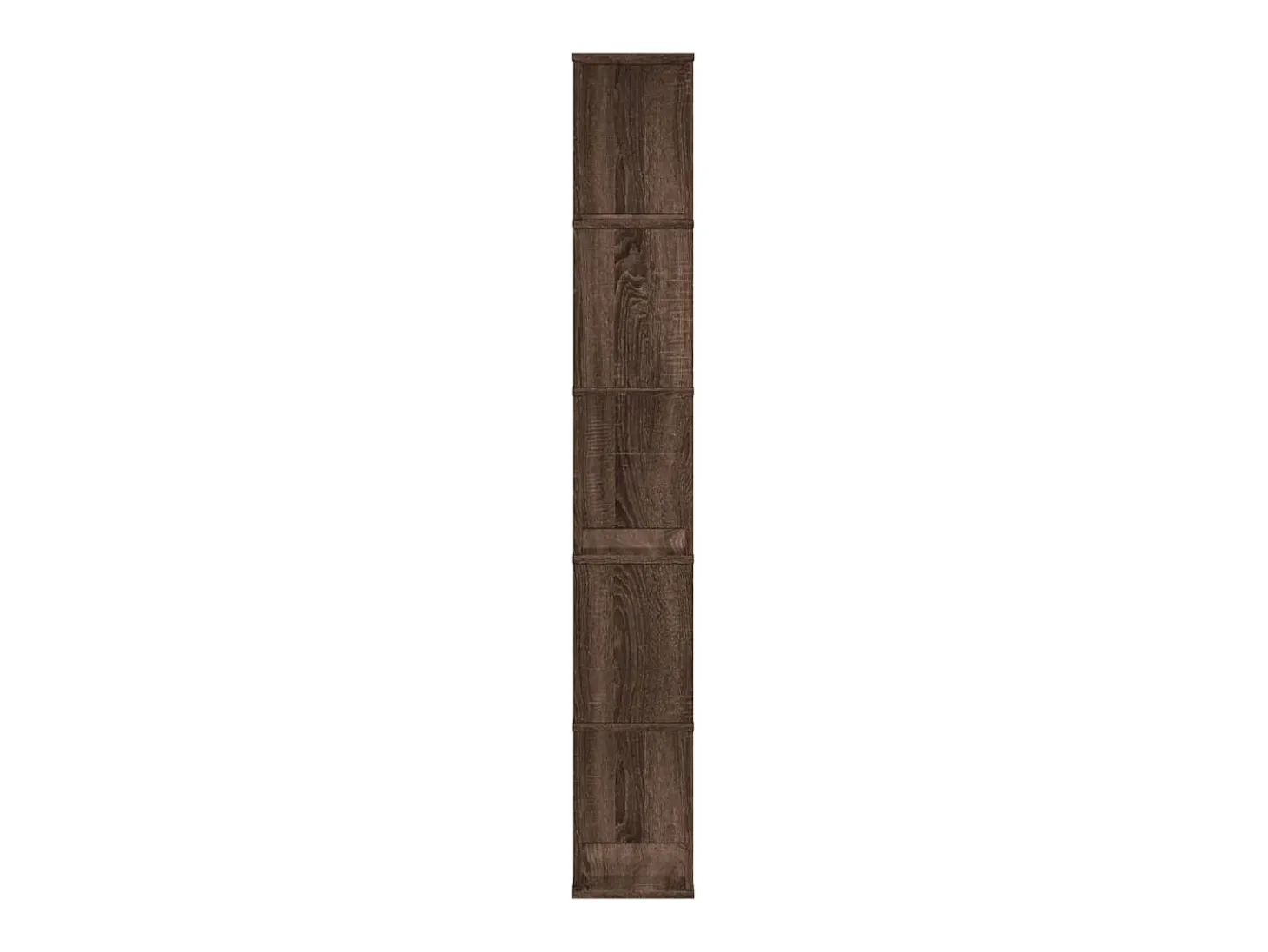 Librería de 5 niveles madera de ingeniería marrón roble