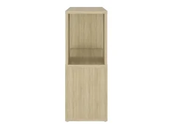 Librería de madera contrachapada roble Sonoma 60x24x63 cm