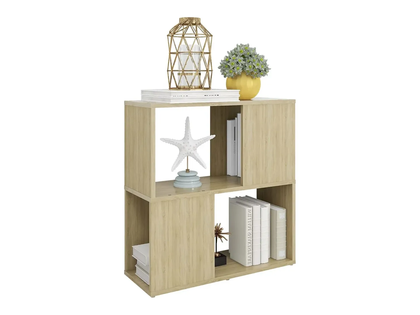 Librería de madera contrachapada roble Sonoma 60x24x63 cm