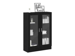 Librería de roble negro 82,5x30,5x115 cm Madera de ingeniería