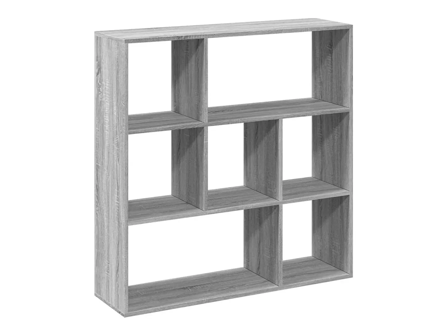 Librería divisor madera ingeniería gris Sonoma 102x29x103,5 cm