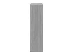 Librería divisor madera ingeniería gris Sonoma 69,5x29x103,5 cm