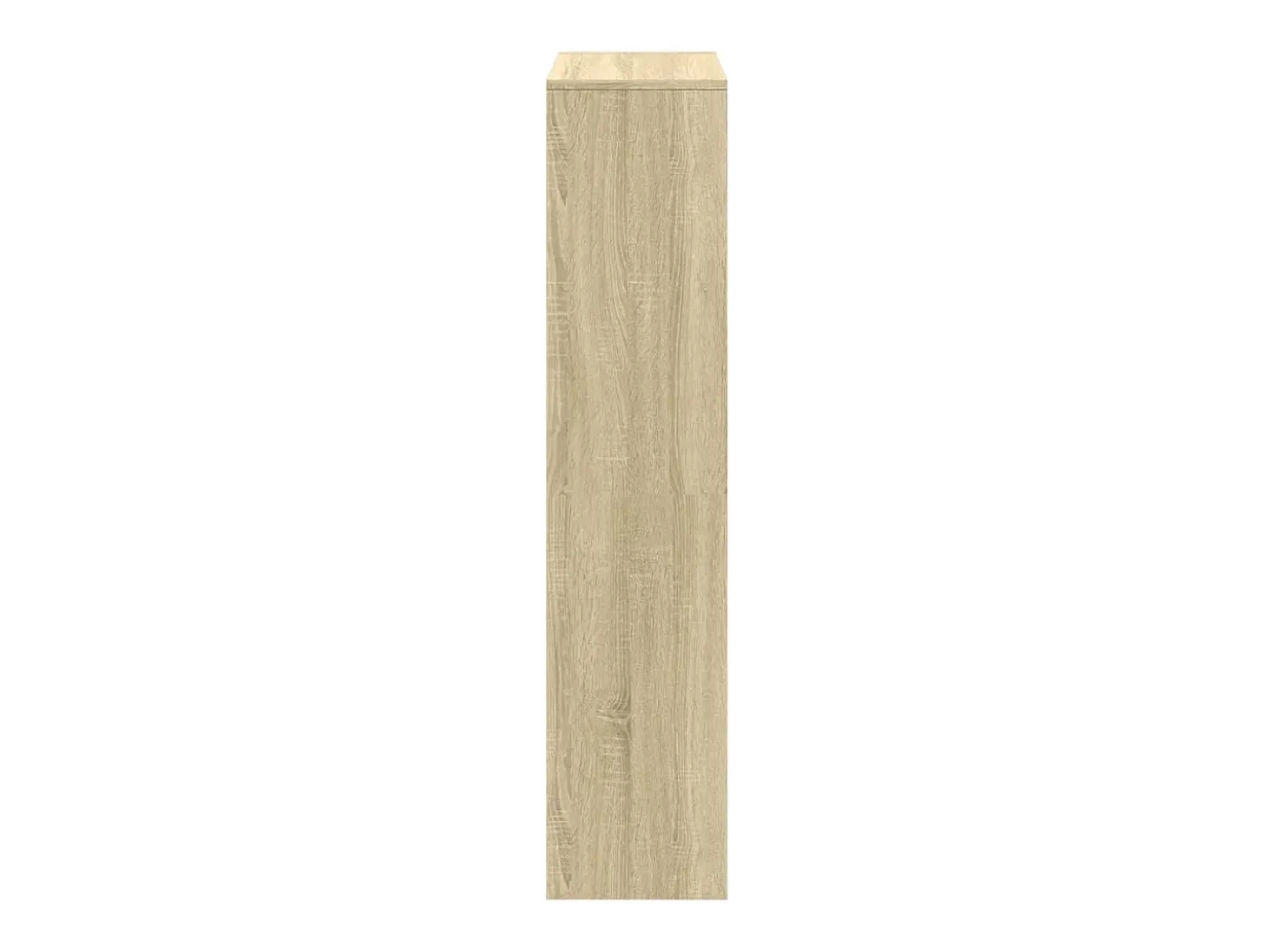 Librería divisora 4 niveles madera Sonoma 131,5x29x131,5 cm