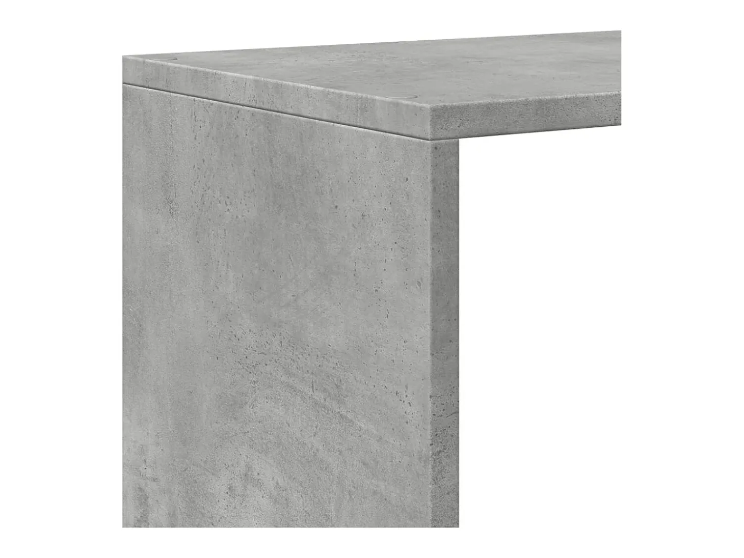 Librería divisora 4 niveles madera gris 131,5x29x131,5 cm