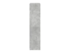 Librería divisora 3 niveles madera gris 137,5x29x103,5 cm