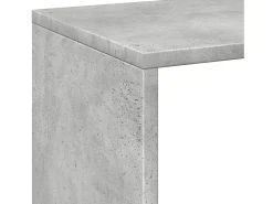 Librería divisora madera gris hormigón 69,5x29x103,5 cm