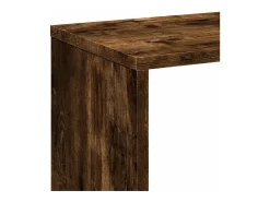 Librería divisora madera ingeniería roble ahumado 67x25x161,5cm