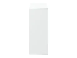Librería divisora madera ingeniería blanca 69,5x29x69,5 cm