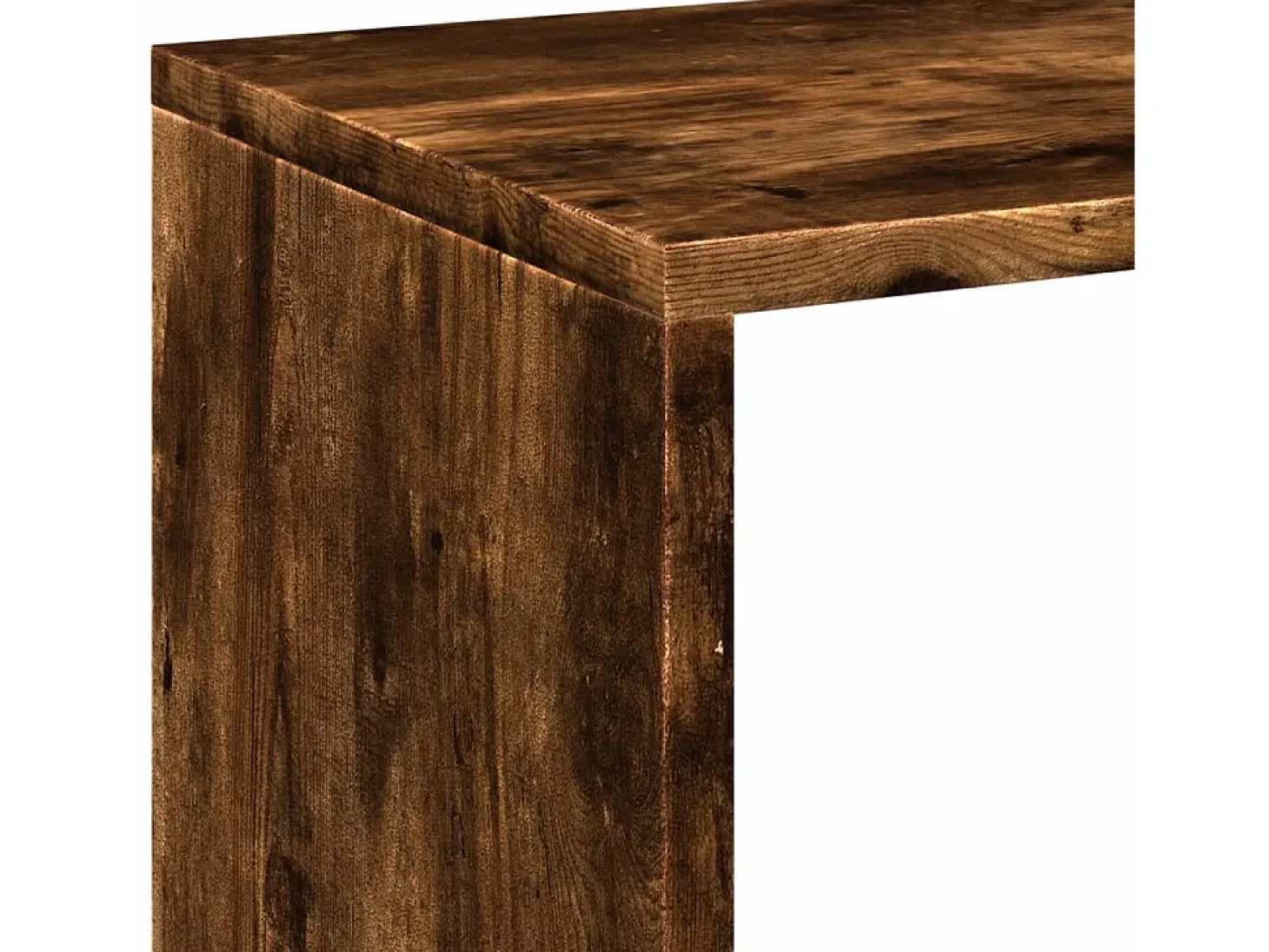 Librería divisora madera roble ahumado 69,5x29x103,5 cm