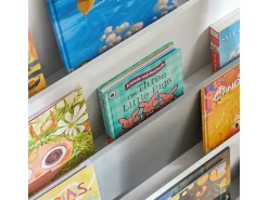 Librería Infantil para niños Estantería para Juguetes para niños con 4 Compartimentos Abiertos 80 x 30 x 88 cm KMB32-HG SoBuy ES